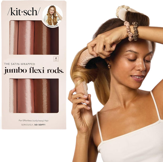 Kitsch Satin-Wrapped Jumbo Flexi Rods